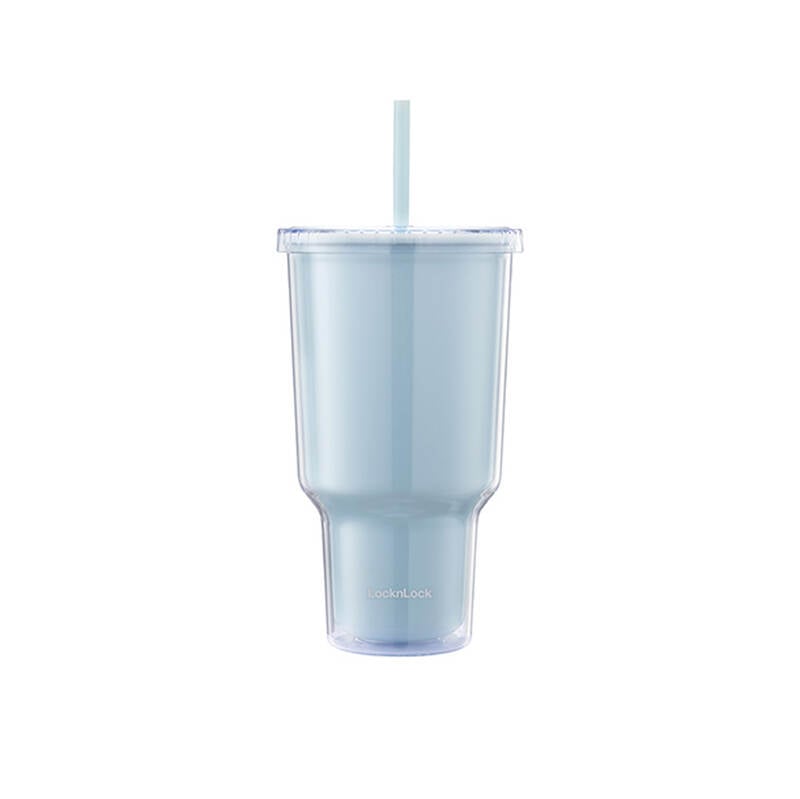 Ly Nhựa 2 Lớp Locknlock 1L - 2 Màu (Xanh Da Trời, Xanh Mint) - HAP527 image number null